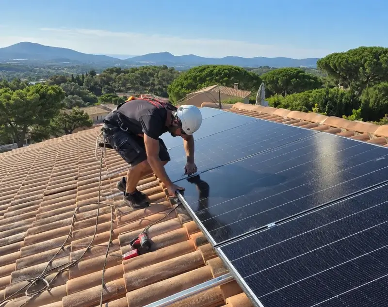 Installateur panneaux solaires Chaponnay — pose photovoltaïque sur toiture